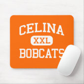 Celina -ボブキャット-高等学校- Celinaテキサス州 マウスパッド (マウス)