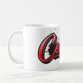 Celina red Heart Graffiti Tasse Kaffeetasse コーヒーマグカップ (左)