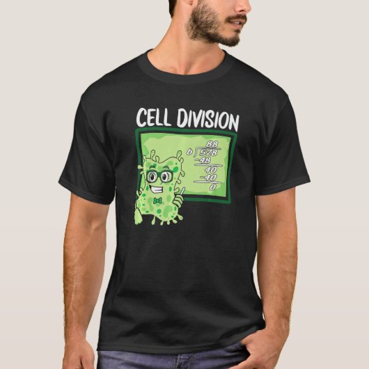 Cell Division  Science Scientist Biologist Kids Bi Tシャツ (正面)