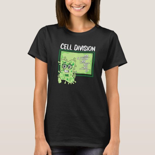 Cell Division  Science Scientist Biologist Kids Bi Tシャツ (正面)