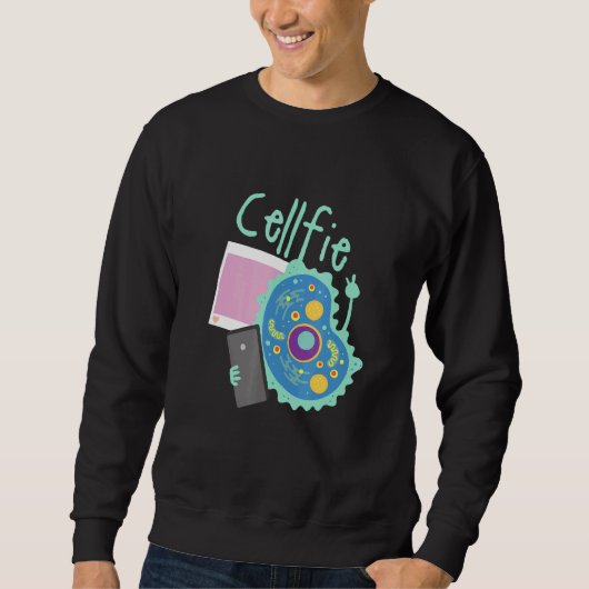 Cell Fie I Science I Biology先生 スウェットシャツ (正面)