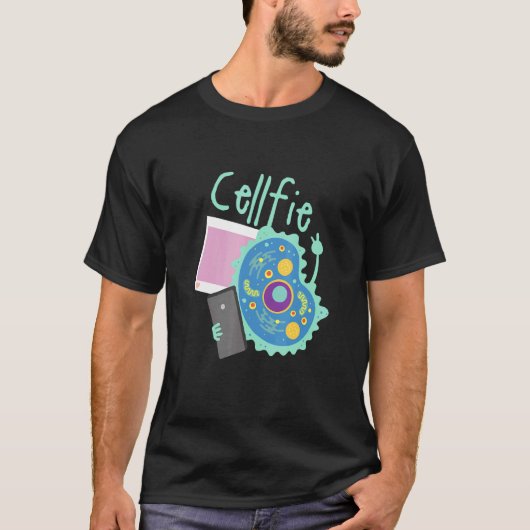 Cell Fie I Science I Biology先生 Tシャツ (正面)