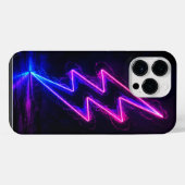 Cell Phone Case Colorful Lightning Bolt iPhoneケース (裏面横)