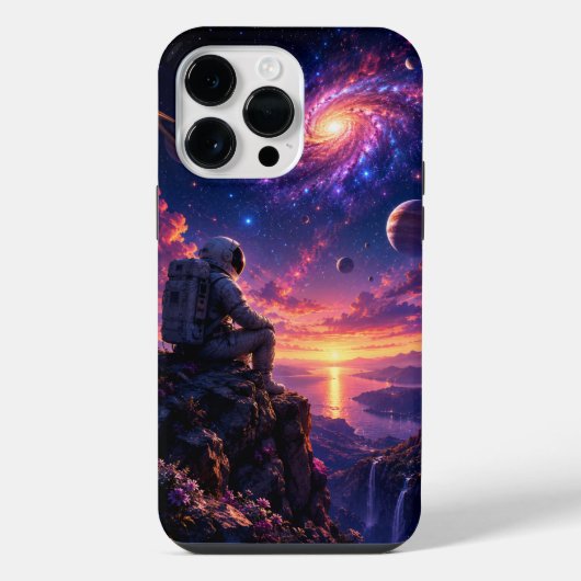 Cell Phone Case Rests the Astronaut iPhoneケース (裏面)