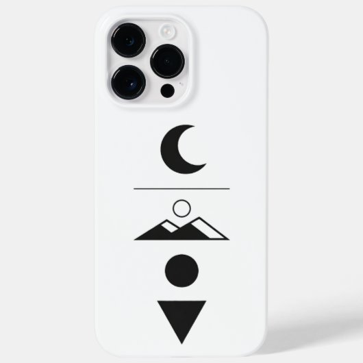 Cell Phone Case Simple Design v1.30 Case-Mate iPhoneケース (裏面)