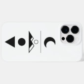 Cell Phone Case Simple Design v1.30 Case-Mate iPhoneケース (裏面 (横))