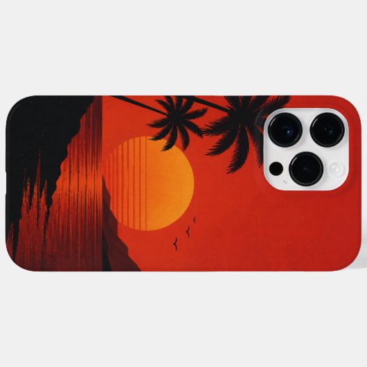 Cell Phone Case Sunset v2.26 Case-Mate iPhoneケース (裏面 (横))
