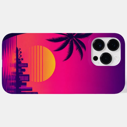 Cell Phone Case Sunset v2.44 Case-Mate iPhoneケース (裏面 (横))