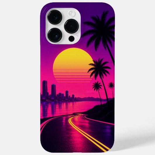 Cell Phone Case The Sunset City Case-Mate iPhoneケース (裏面)