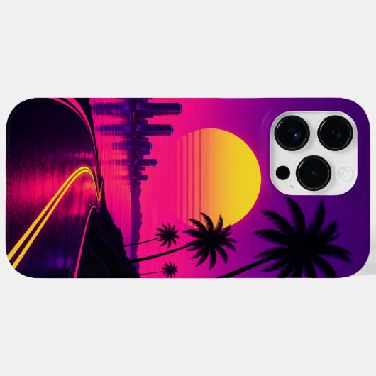 Cell Phone Case The Sunset City Case-Mate iPhoneケース (裏面 (横))