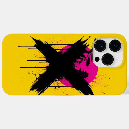 Cell Phone Case - Yellow Spot v1.08 Case-Mate iPhoneケース (裏面 (横))