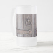 Cellar Door Handle Frosted Glass Beer Mug フロストグラスビールジョッキ (正面左)