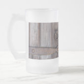 Cellar Door Handle Frosted Glass Beer Mug フロストグラスビールジョッキ (左)