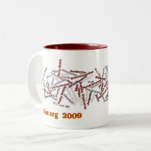 cellar.org 2009のマグ(b) ツートーンマグカップ (正面左)