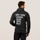 Celle New York London Tokio Paris Hoodie パーカ (裏面フル)