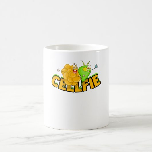 CELLFIE – 科学微生物分子細胞 コーヒーマグカップ (中央)