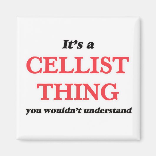 Cellistの事も理解できない マグネット (正面)