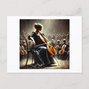 Cellistプレイヤー ポストカード