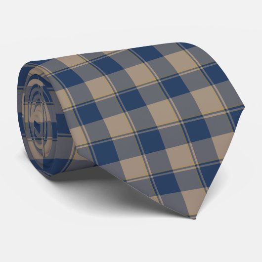 Cello and Donkey Brown Plaid Neck Tie ネクタイ (ロール)