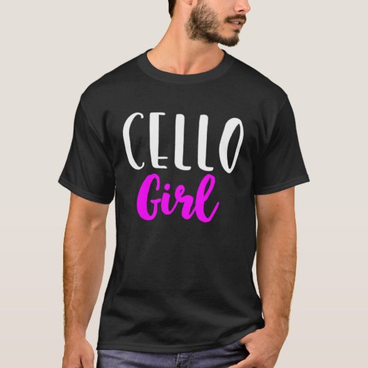 Cello Girl Player Women  Cute Cellist Tシャツ (正面)