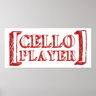 Cello Player ポスター