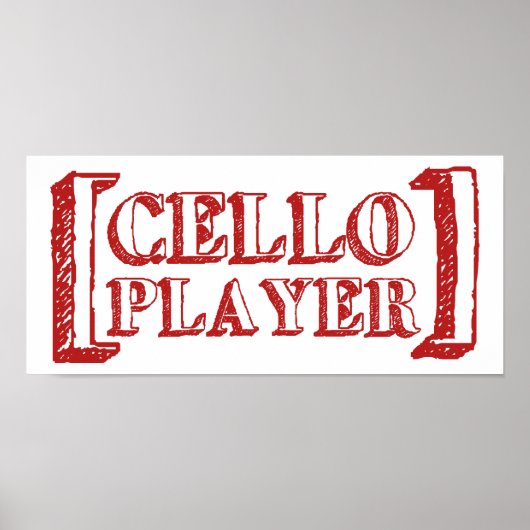 Cello Player ポスター (正面)