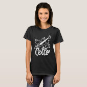 Cello Player Cellist Tシャツ (正面フル)