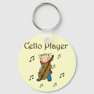 Cello Player Tshirts and Gifts キーホルダー