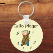 Cello Player Tshirts and Gifts キーホルダー (正面)