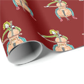 Cello Playing Stickman ラッピングペーパー (ロールコーナー)