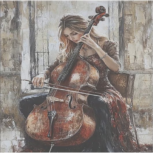 Cello Serenade by the Window シール (正面)