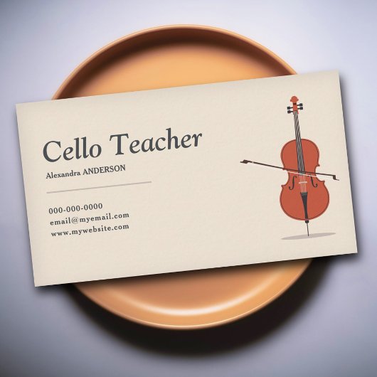 Cello Teacher 名刺
