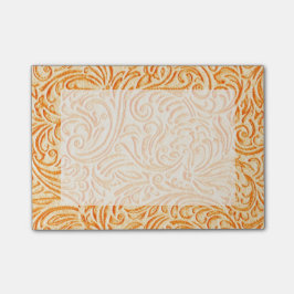 CelosiaのオレンジヴィンテージのScrollworkのグラフィック・デザイン ポストイット