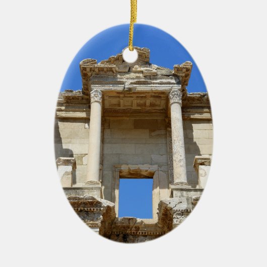 Celsusのオーナメントの図書館 セラミックオーナメント (正面)