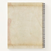 Celticフレームアンティークルック行頭文字 ノートブック (裏面)