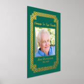 Celtic 5x7のメモリに自分の写真を追加 箔ポスター (レイダウン)