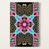 Celtic Arabesque Art Fusion金ゴールドOMジャーナル ノートブック (裏面)