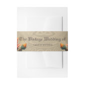 Celtic art and floral splendor in warm tones. 招待状ベリーバンド (正面例)