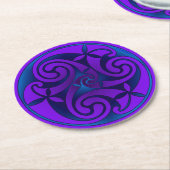 Celtic Art & Design Paper Coasters ラウンドペーパーコースター (アングル)