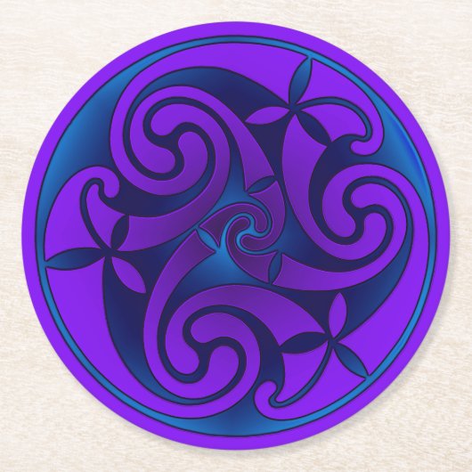 Celtic Art & Design Paper Coasters ラウンドペーパーコースター (正面)