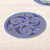 Celtic Art & Design Paper Coasters ラウンドペーパーコースター (アングル)