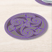 Celtic Art & Design Paper Coasters ラウンドペーパーコースター (アングル)