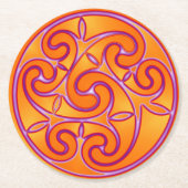 Celtic Art & Design Paper Coasters ラウンドペーパーコースター (正面)