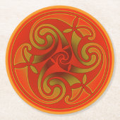 Celtic Art & Design Paper Coasters ラウンドペーパーコースター (正面)
