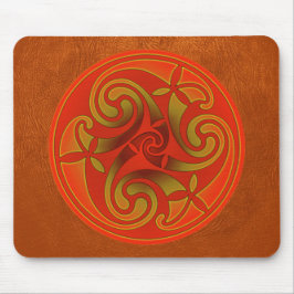 Celtic Art Spiral Design Mouse Mat  マウスパッド