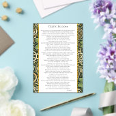 Celtic Bloom アクリル招待状 (インサイチュ (ウェディング))