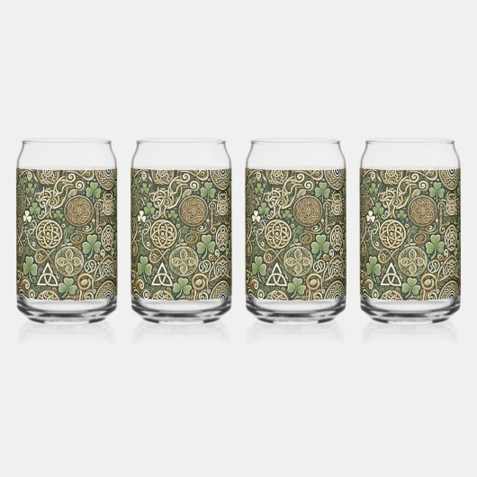 Celtic Bloom ガラス缶 (正面)