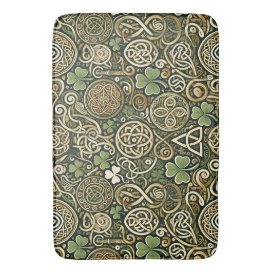 Celtic Bloom バスマット (正面縦)