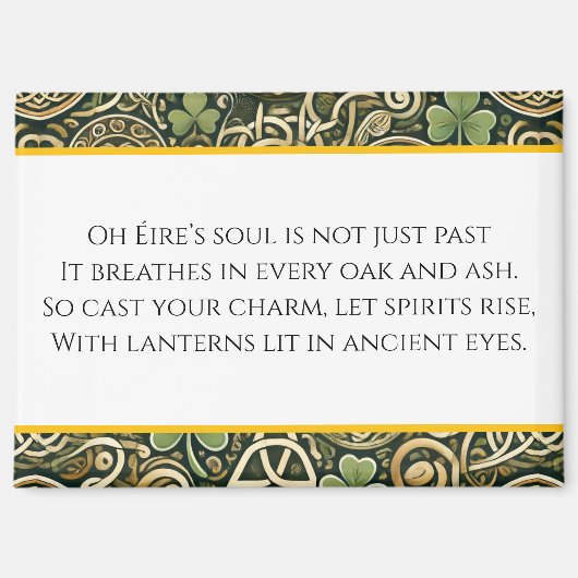 Celtic Bloom マグネット (正面)