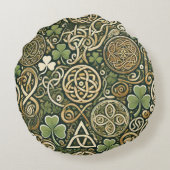 Celtic Bloom ラウンドクッション (裏面)